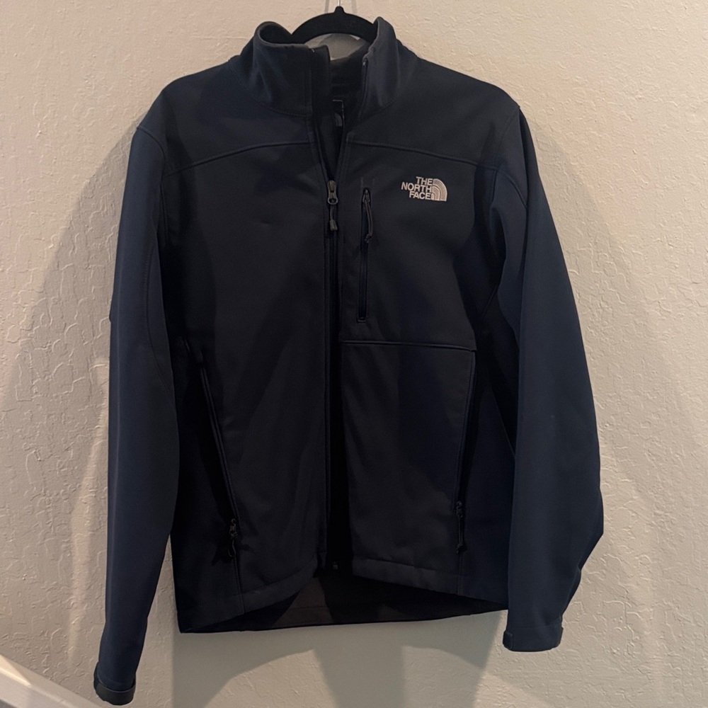 The North Face Men's Dark Blue softshell Jacket